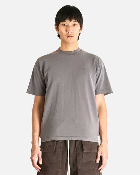CFCL Cupro Garted SS T-Shirt - Navy | Garmentory