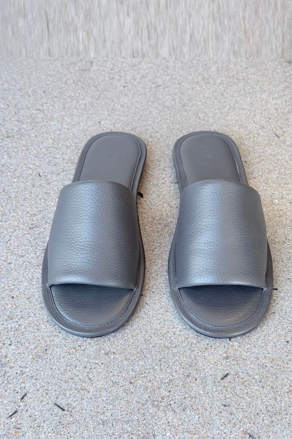 Lauren Manoogian Soft Slipper Slides - Coal