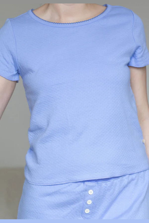 Cozyland Baby Jean Tee - Lilac Moon