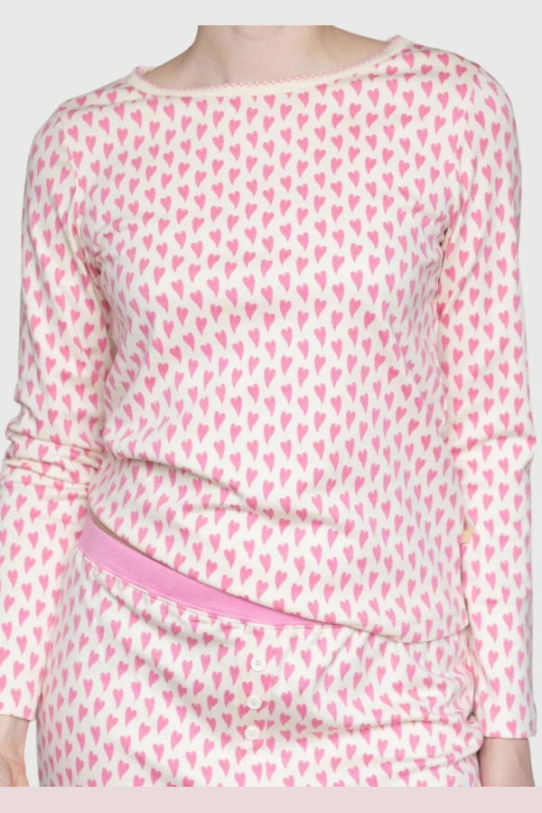 Cozyland Ellie PJ Set - Love Floats