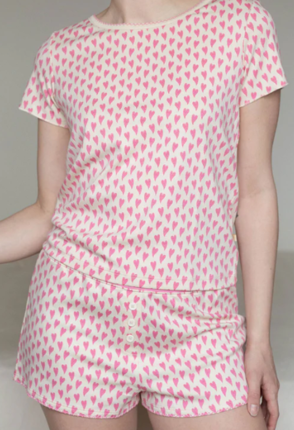 Cozyland Suzie PJ Set - Love Floats