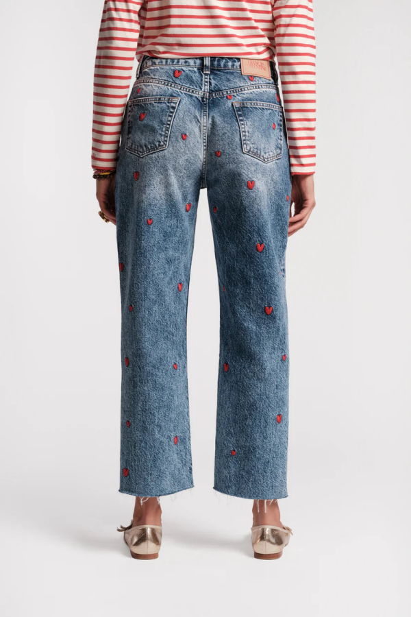 Frances Valentine Andy Sweetheart Jeans - Navy