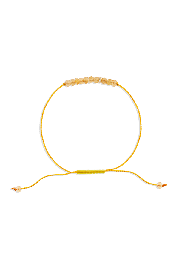 C. GRASSI The Energy Project Bracelet Prosperity - Citrine/Solid 14K Gold Bead