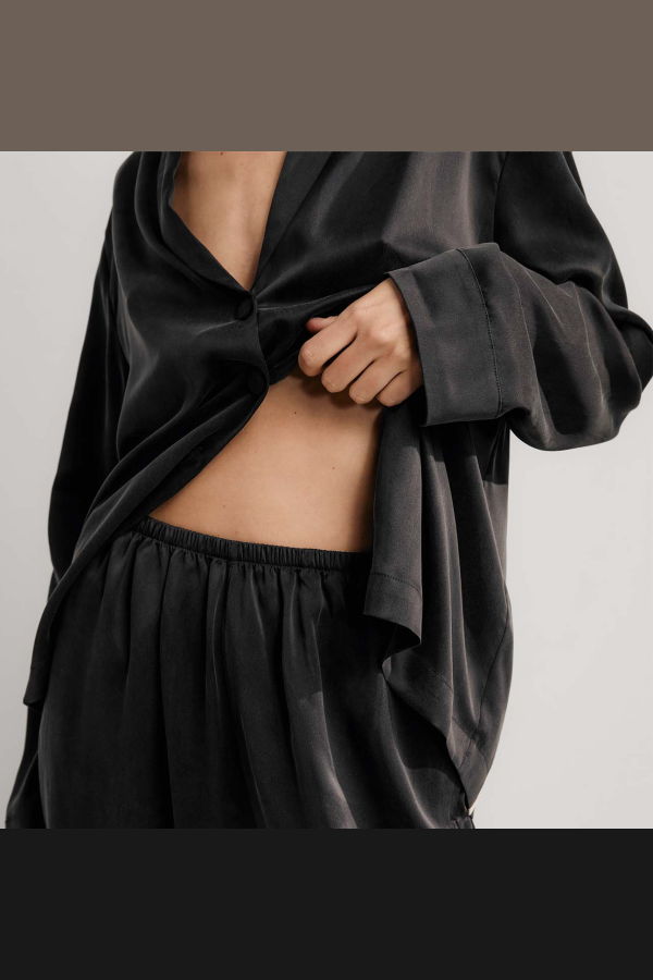 Lunya Washable Silk Long Sleeve Pant Set