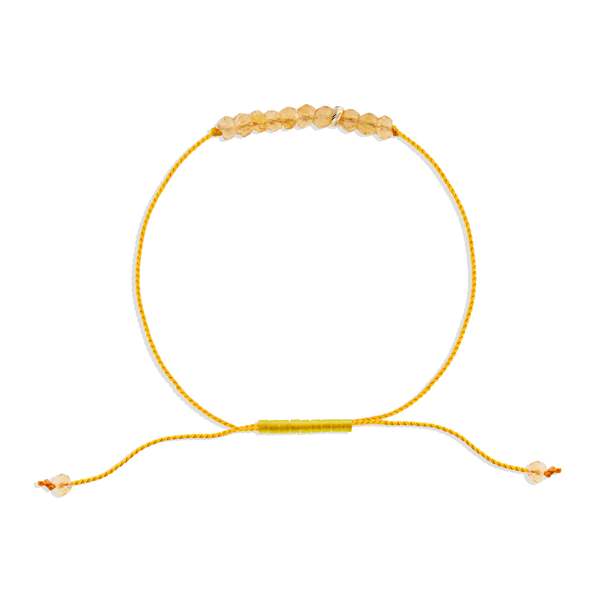 C. GRASSI The Energy Project Bracelet Prosperity - Citrine/Solid 14K Gold Bead