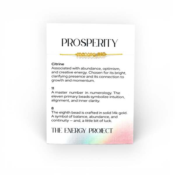 C. GRASSI The Energy Project Bracelet Prosperity - Citrine/Solid 14K Gold Bead