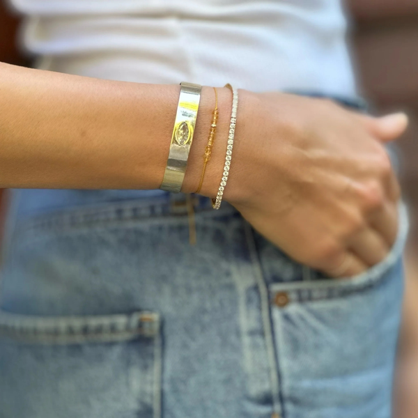 C. GRASSI The Energy Project Bracelet Prosperity - Citrine/Solid 14K Gold Bead