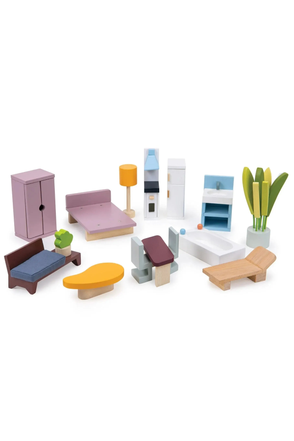 Mentari Toys Cedar Chalet Dollhouse