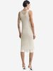 Totême Mohair Knit Tank Dress - Off White - Thumbnail 4