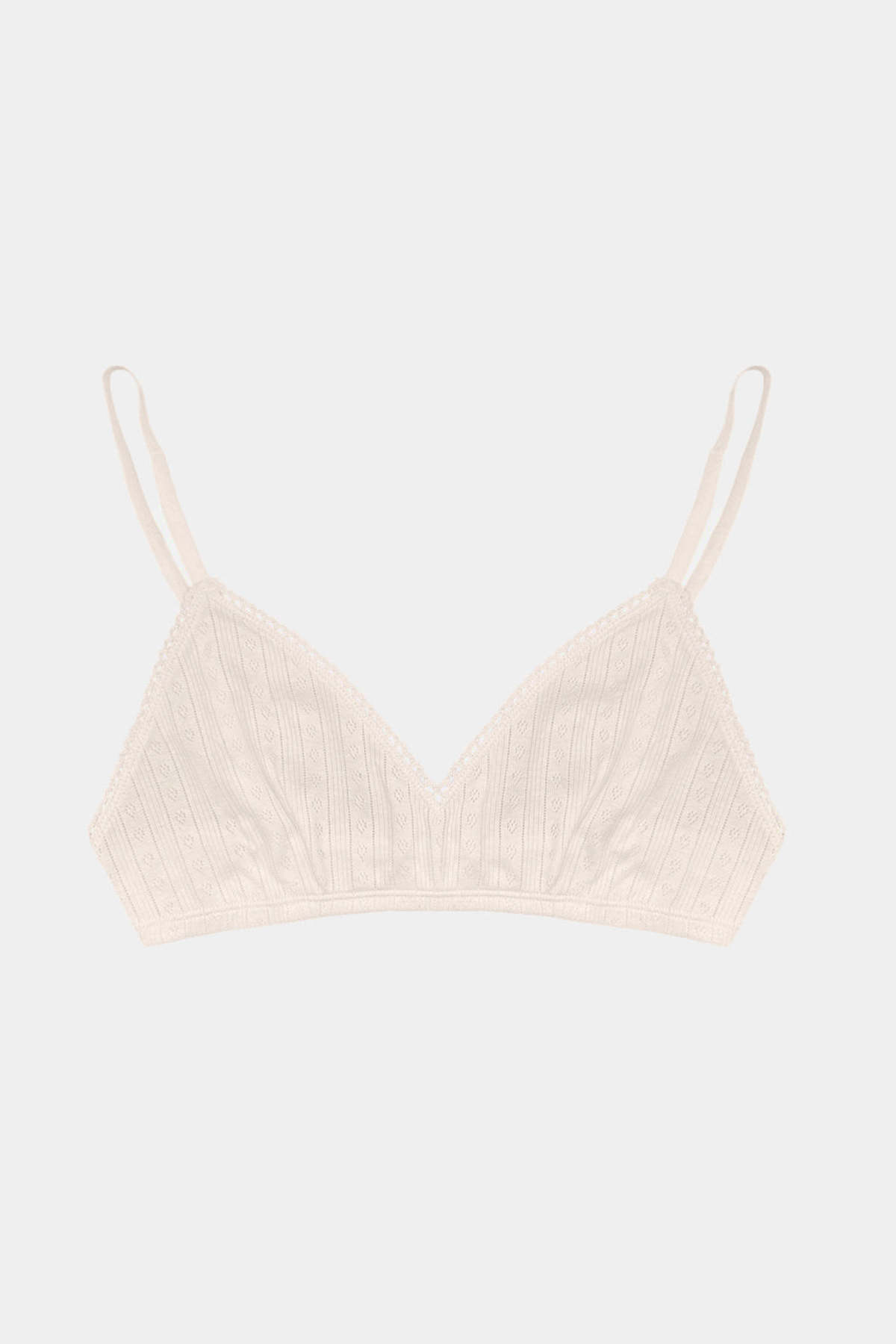 Q for Quinn Pointelle Bra - Image 1 of 6