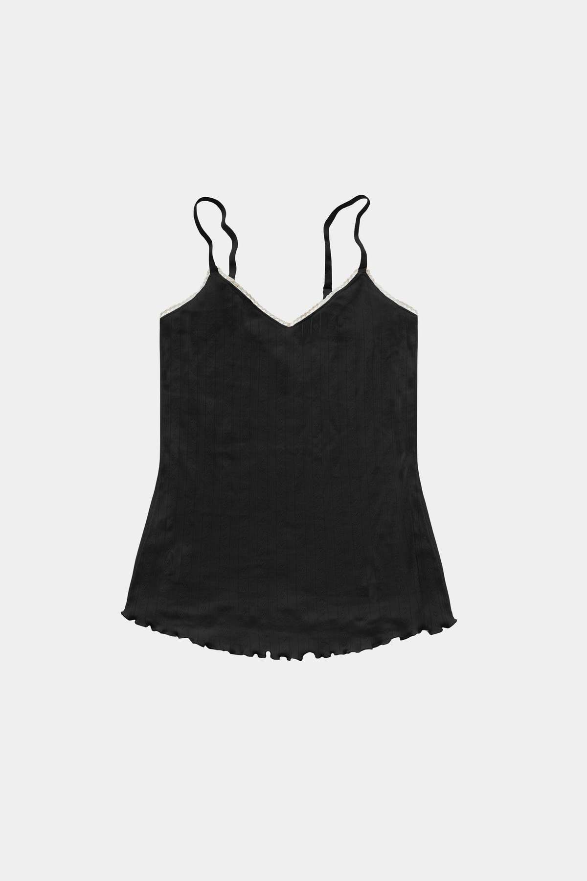 Q for Quinn Pointelle Tank Top - Image 1 of 9