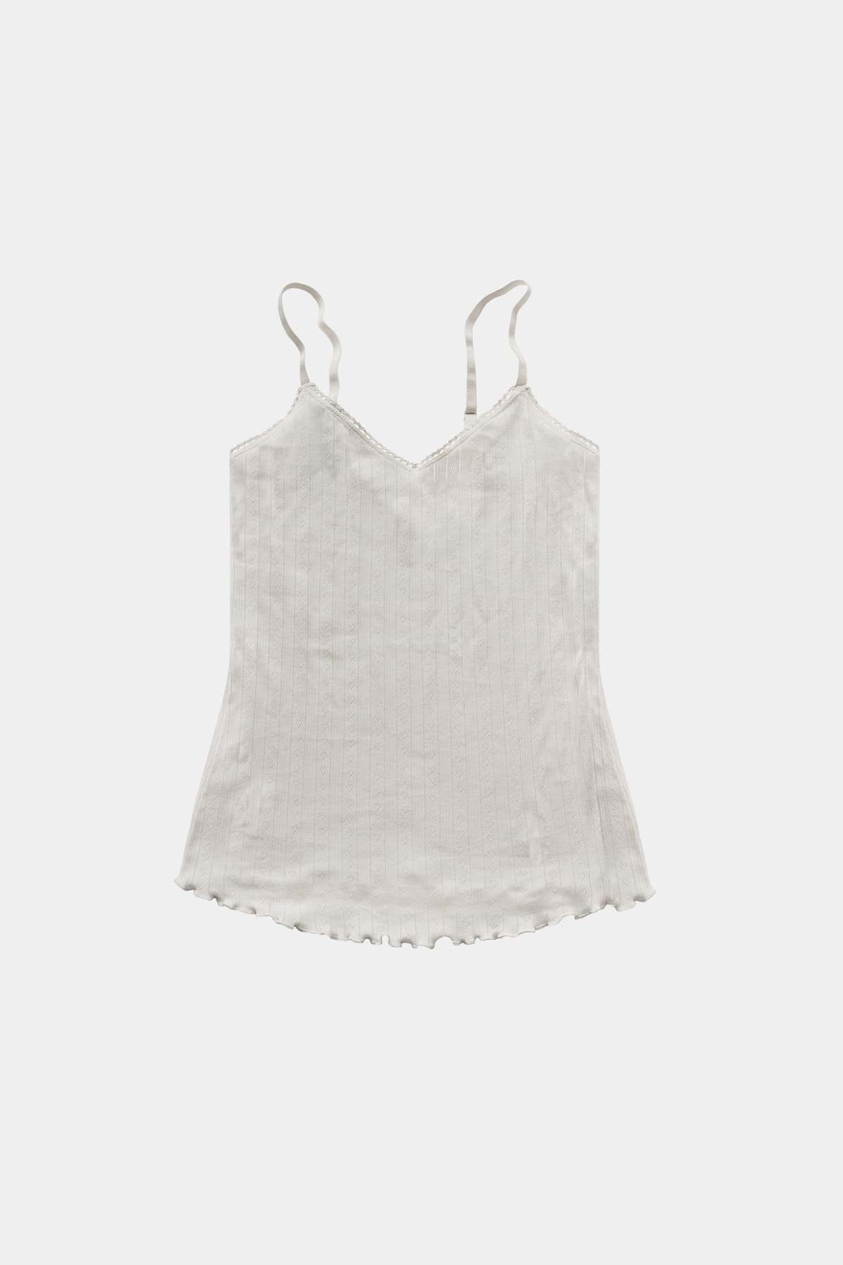 Q for Quinn Pointelle Tank Top - Image 1 of 8