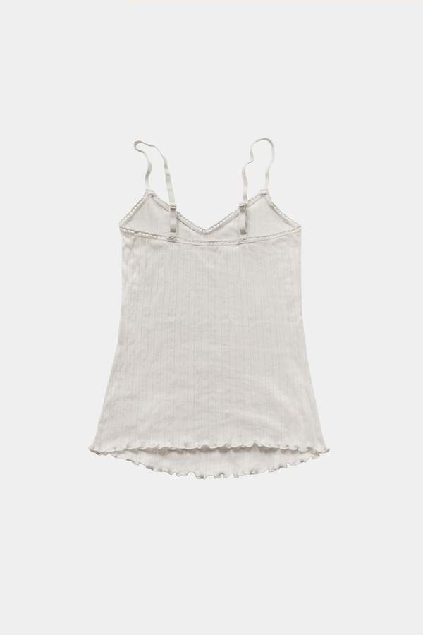 Q for Quinn Pointelle Tank Top