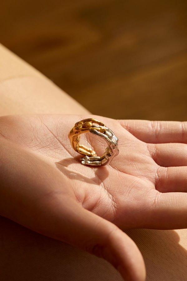 Alejandra de Coss MX Allied Ring - Silver/Gold