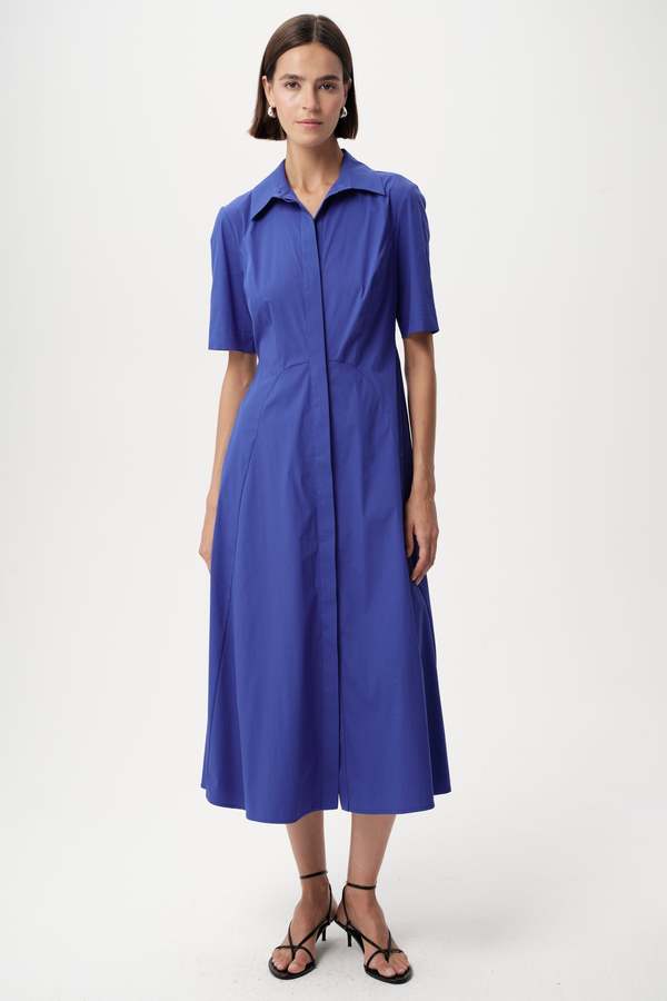 Exquise USA Alhertine Dress - Sax