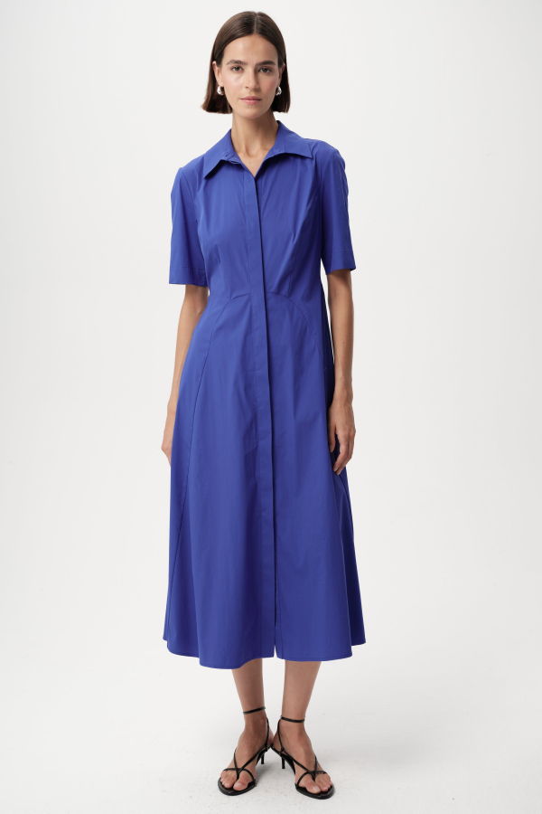 Exquise USA Alhertine Dress - Sax