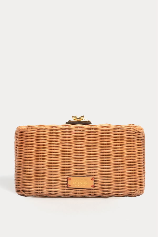 Frances Valentine Pepper Clutch - Toast
