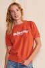 People of Leisure Budweiser Raglan Top - Red - Thumbnail 1
