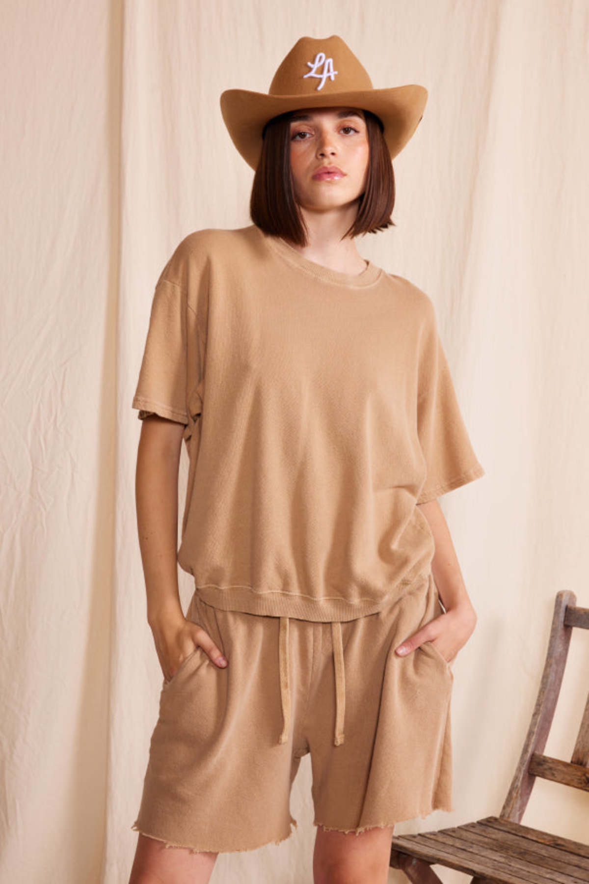 People of Leisure Harmony Short Sleeve Crewneck Top - Image 1 of 12