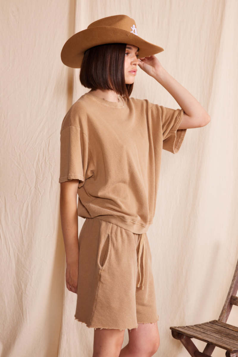 People of Leisure Harmony Short Sleeve Crewneck Top