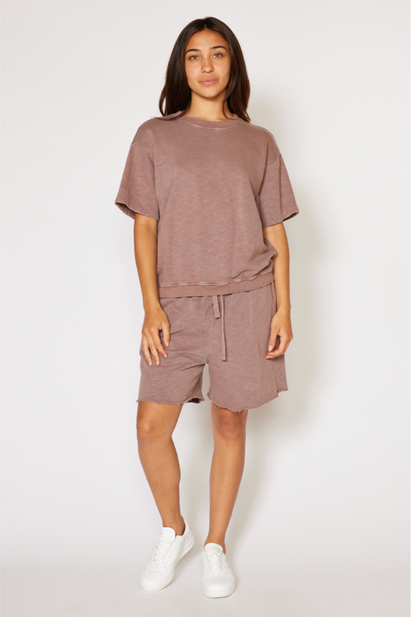 People of Leisure Harmony Short Sleeve Crewneck Top