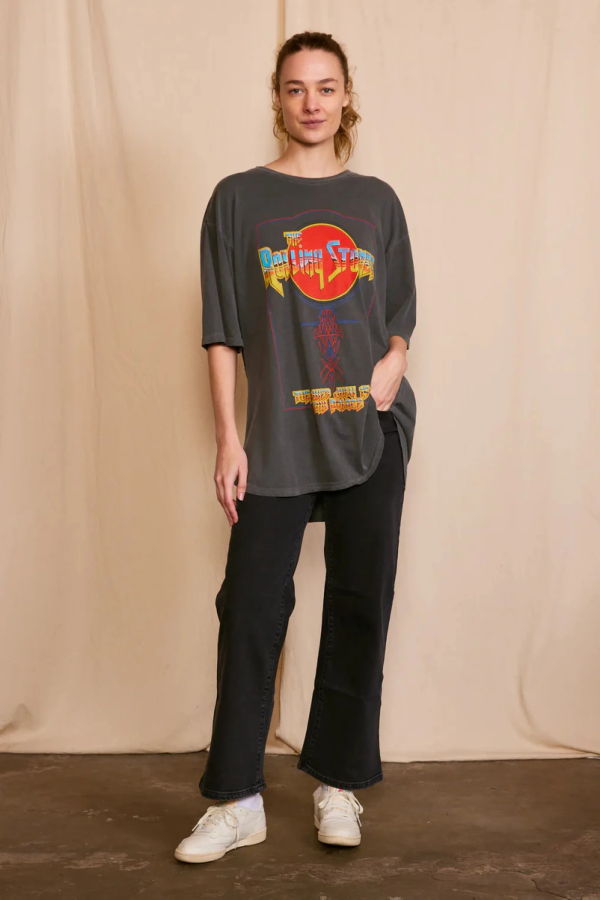 People of Leisure The Rolling Stones Cow Palace Oversized Tee Top