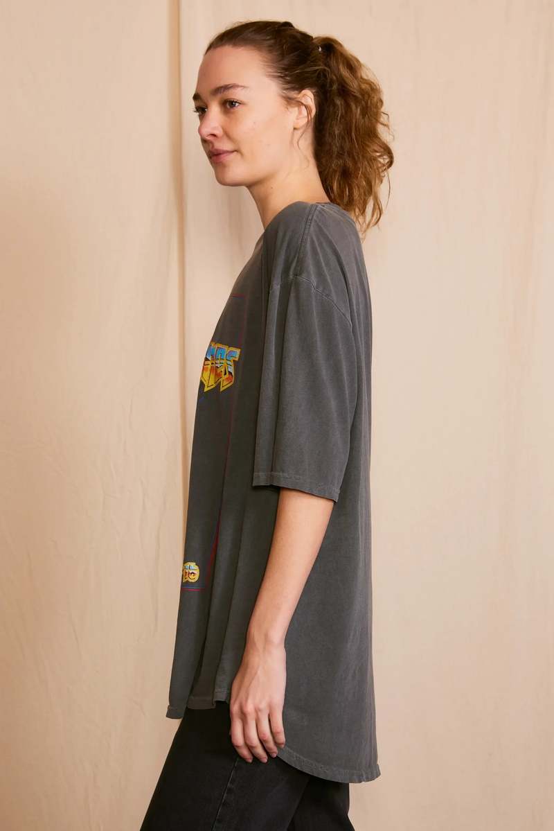 People of Leisure The Rolling Stones Cow Palace Oversized Tee Top