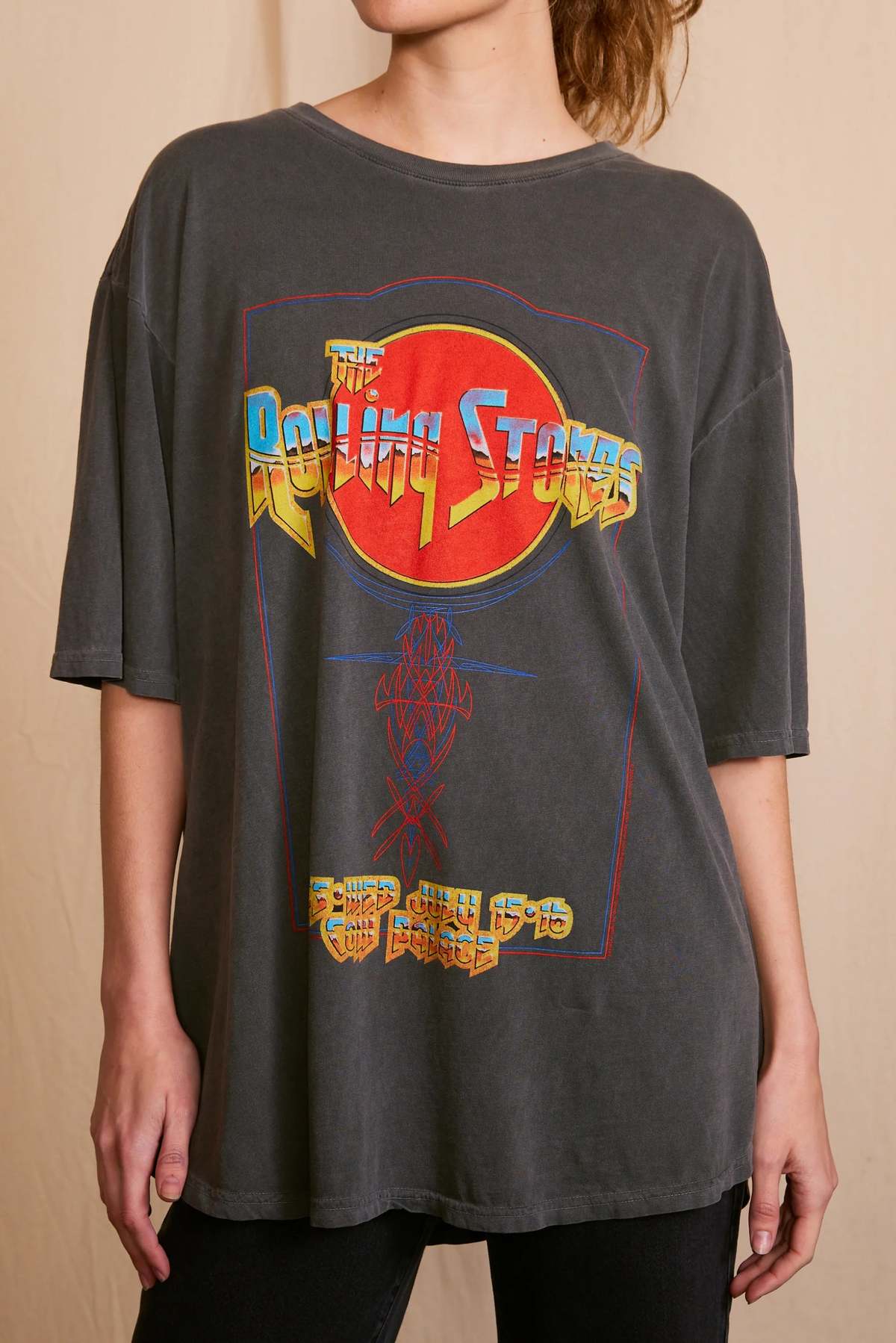 People of Leisure The Rolling Stones Cow Palace Oversized Tee Top - Image 5 of 5