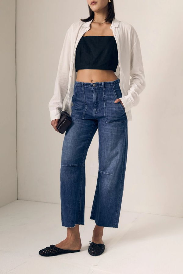 Le Jean Utility Soft Barrel Jeans