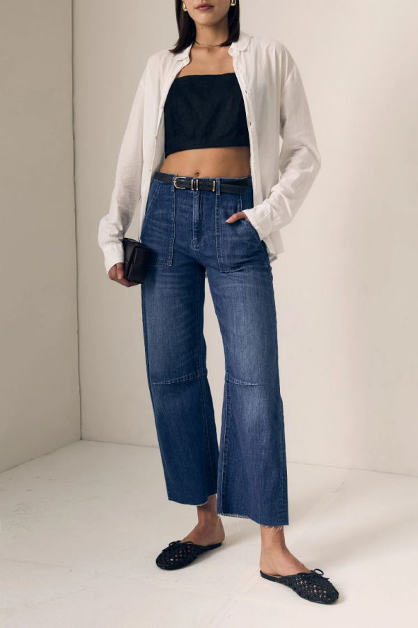 Le Jean Utility Soft Barrel Jeans