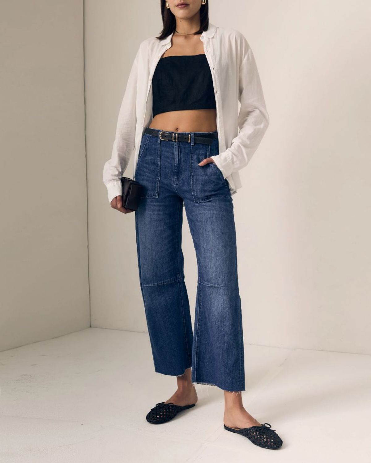 Le Jean Utility Soft Barrel Jeans - Image 2 of 5