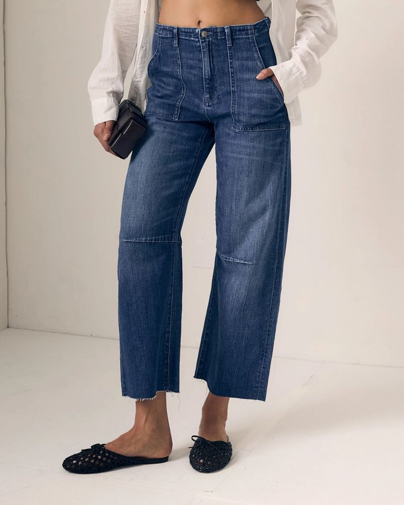 Le Jean Utility Soft Barrel Jeans