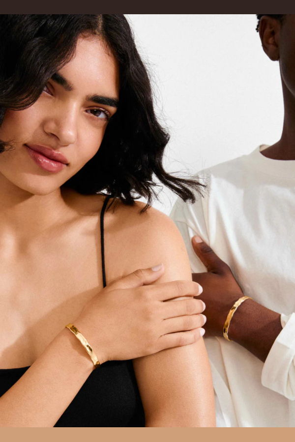 Pilgrim Ember Cuff Bracelet