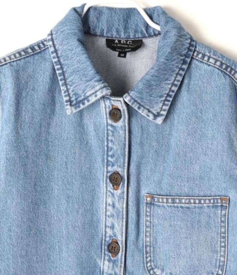 A.P.C. COGELF05822IAB Denim Dress