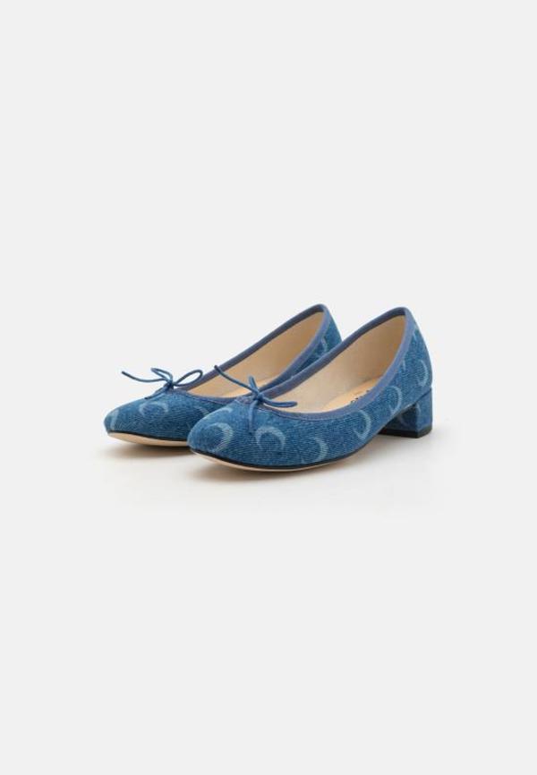 MARINE SERRE Flat Shoes - Light Blue