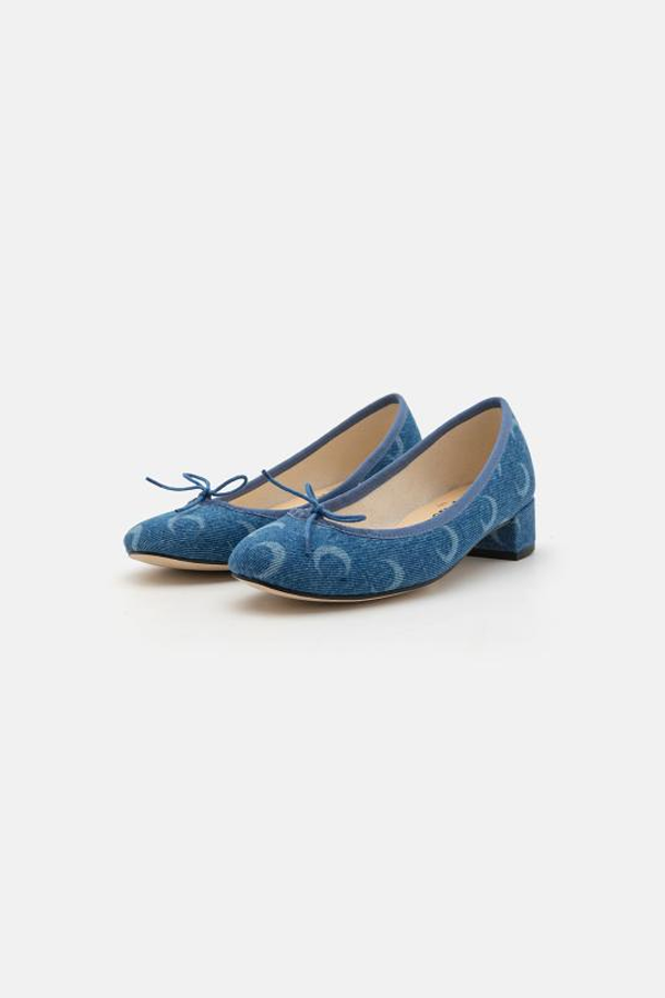 MARINE SERRE Flat Shoes - Light Blue