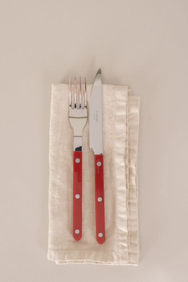 Sabre Bistrot Cutlery Set - Burgundy