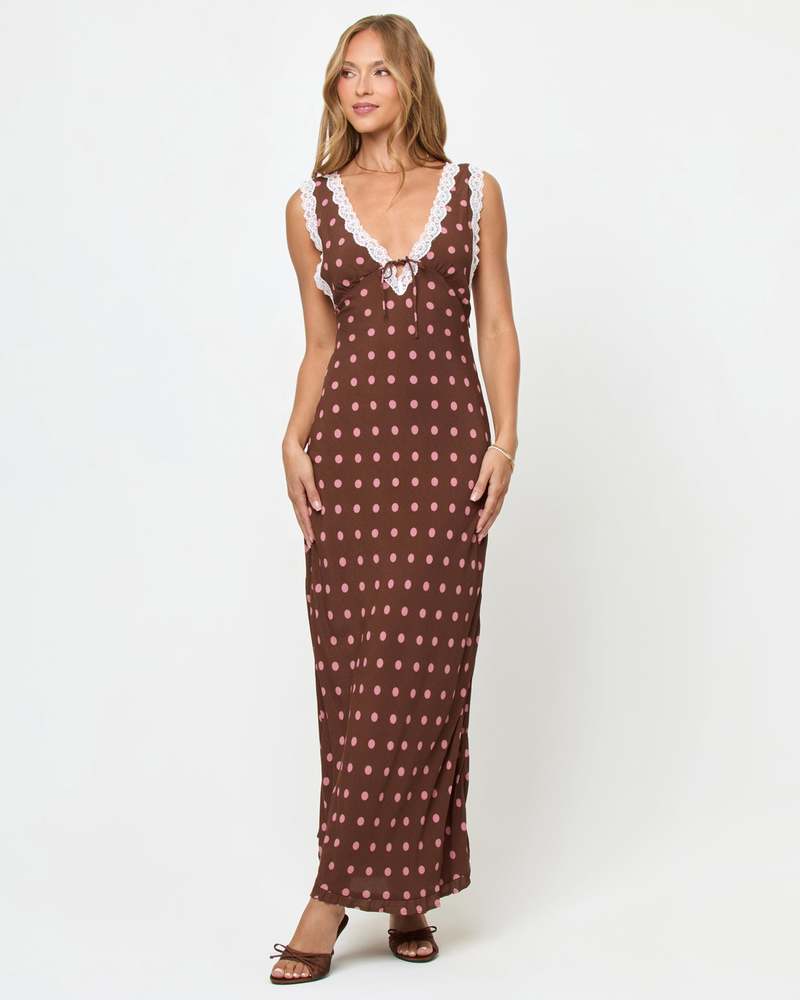 L*Space Eyes On You Maxi Dress - Alotta Polka Dot
