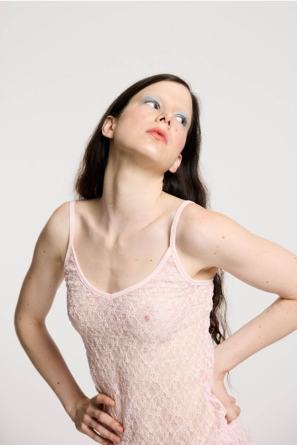 Simone Wild Lace Tetti Top - Candy