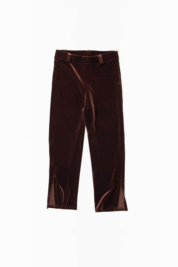 Simone Wild Velvet Pari Pants - Nut
