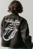People of Leisure The Rolling Stones Varsity Jacket - Black - Thumbnail 7
