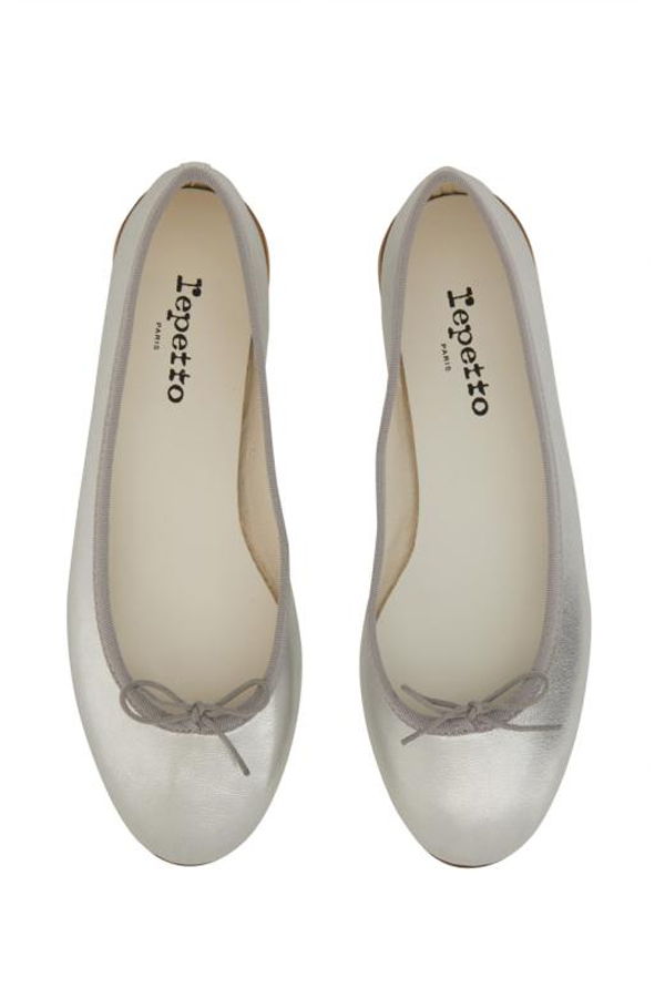 Repetto V086VEM020 Flat Shoes - Silver
