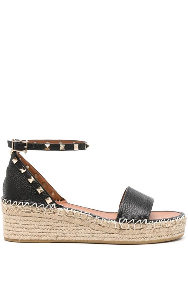 Valentino Garavani Sandals - Black Light Cuir Naturale