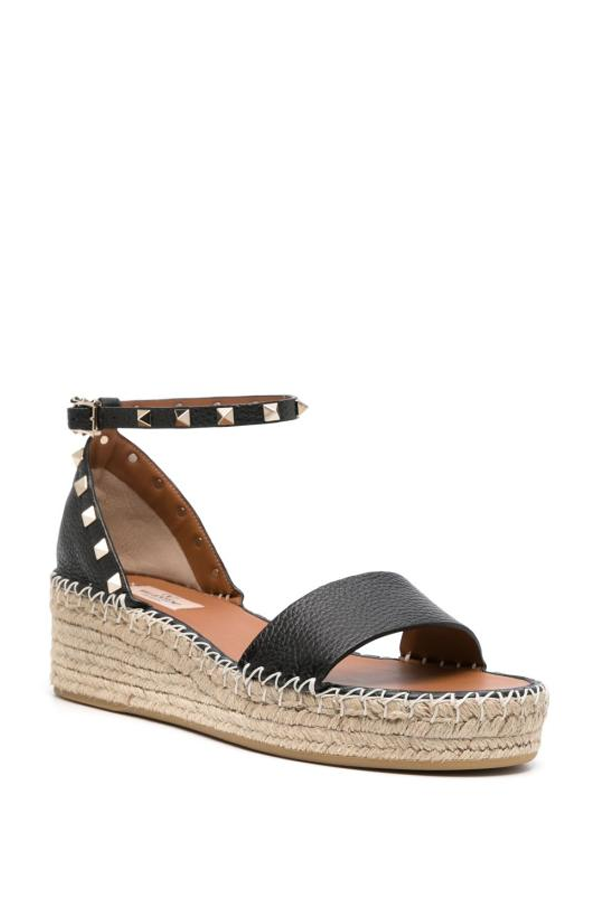 Valentino Garavani Sandals - Black Light Cuir Naturale