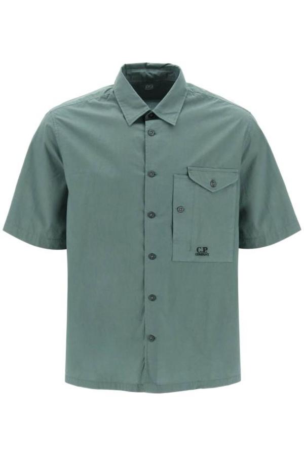 C.P. Company Short Shirt - Duck Green