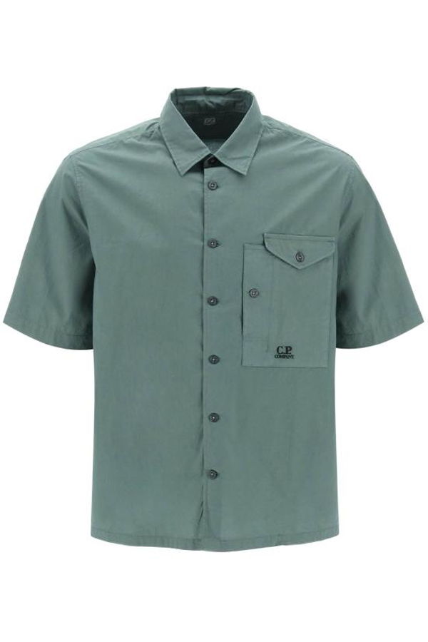 C.P. Company Short Shirt - Duck Green