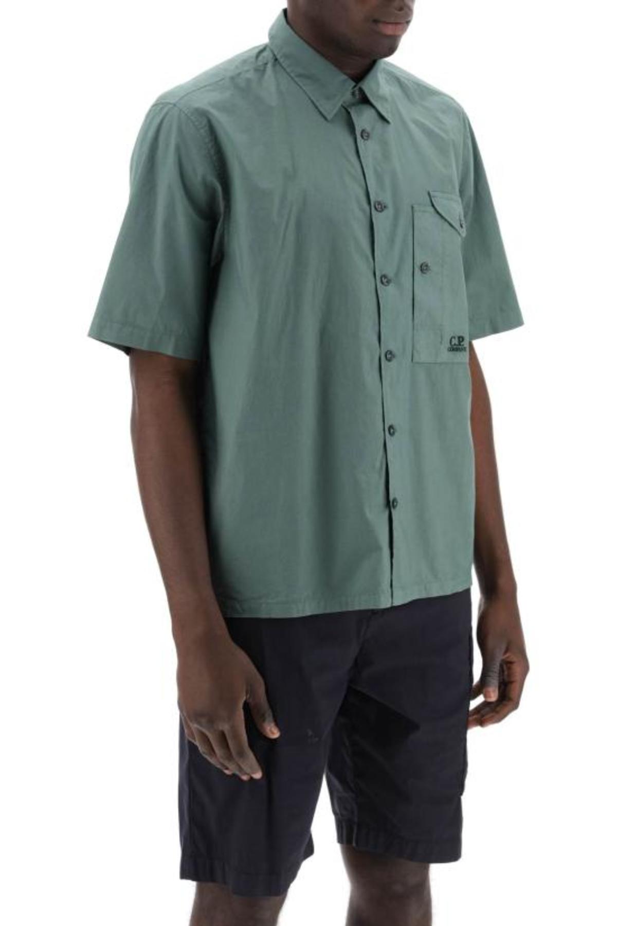 C.P. Company Short Shirt - Duck Green - Image 2 of 4
