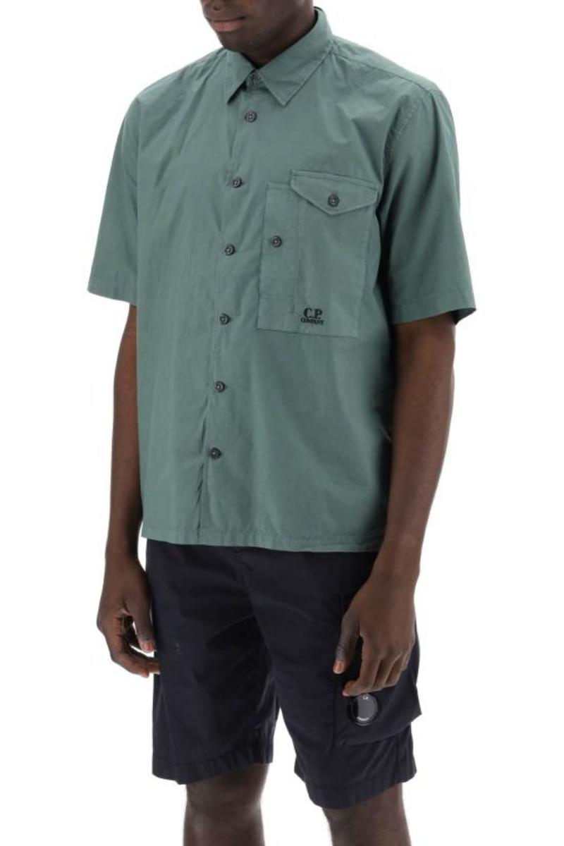 C.P. Company Short Shirt - Duck Green