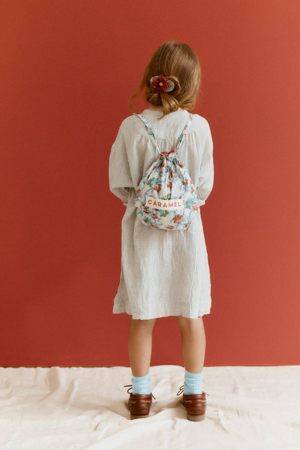 KIDS Caramel Cotton Backpack - Liberty Judy Jane Print