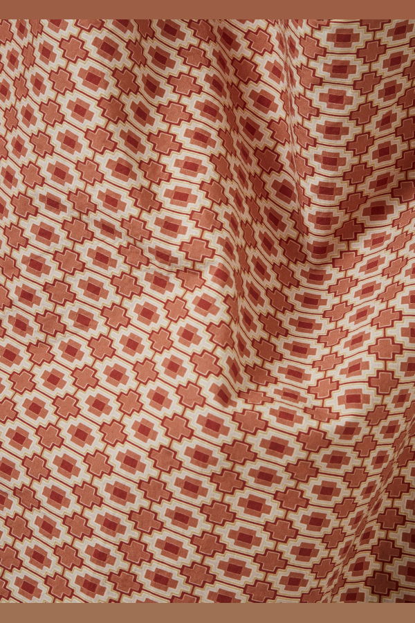 Kids Caramel Dandelion Cotton Scarf - Kaleidoscope Print